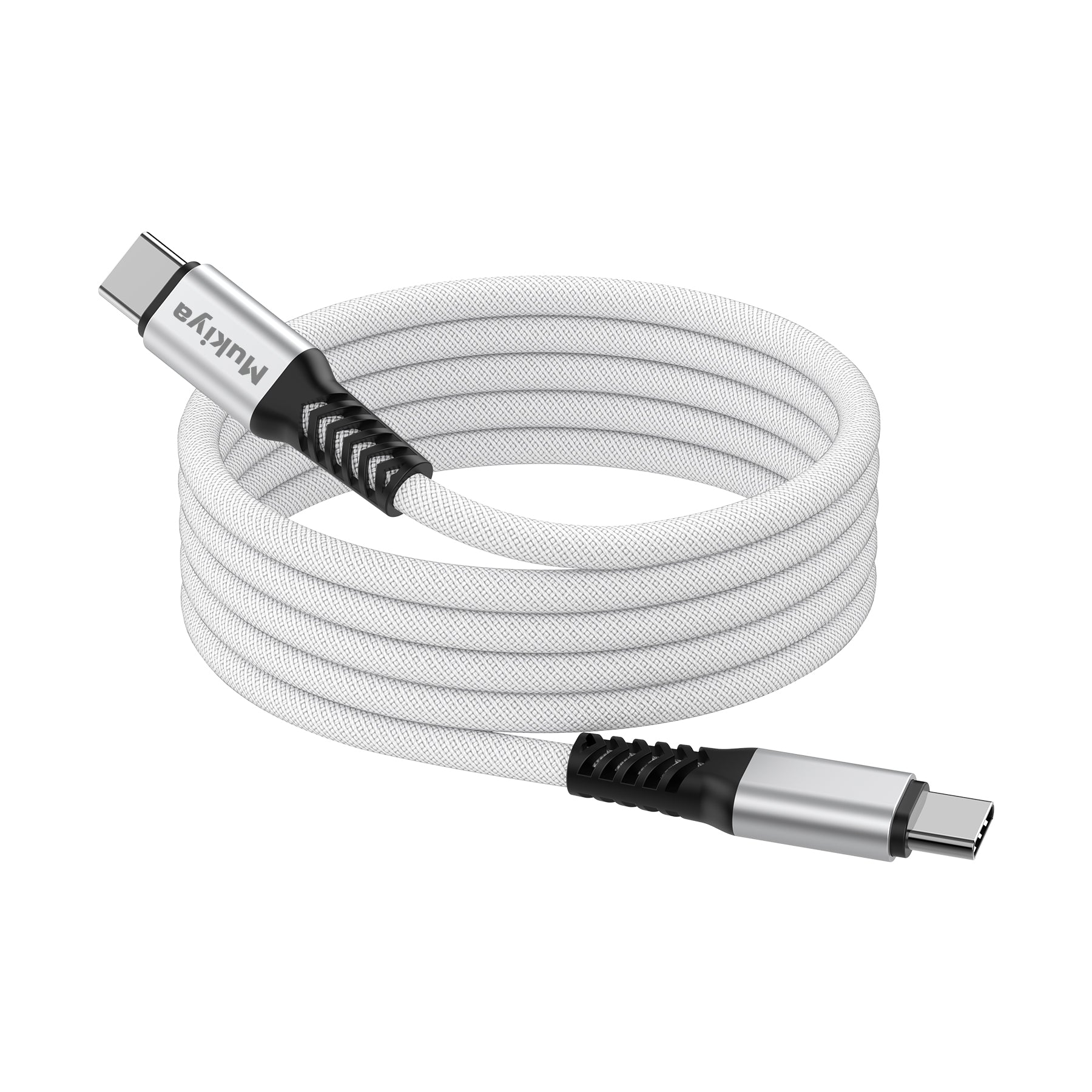100W Magnetic Snap-to-Shape USB-C Cable