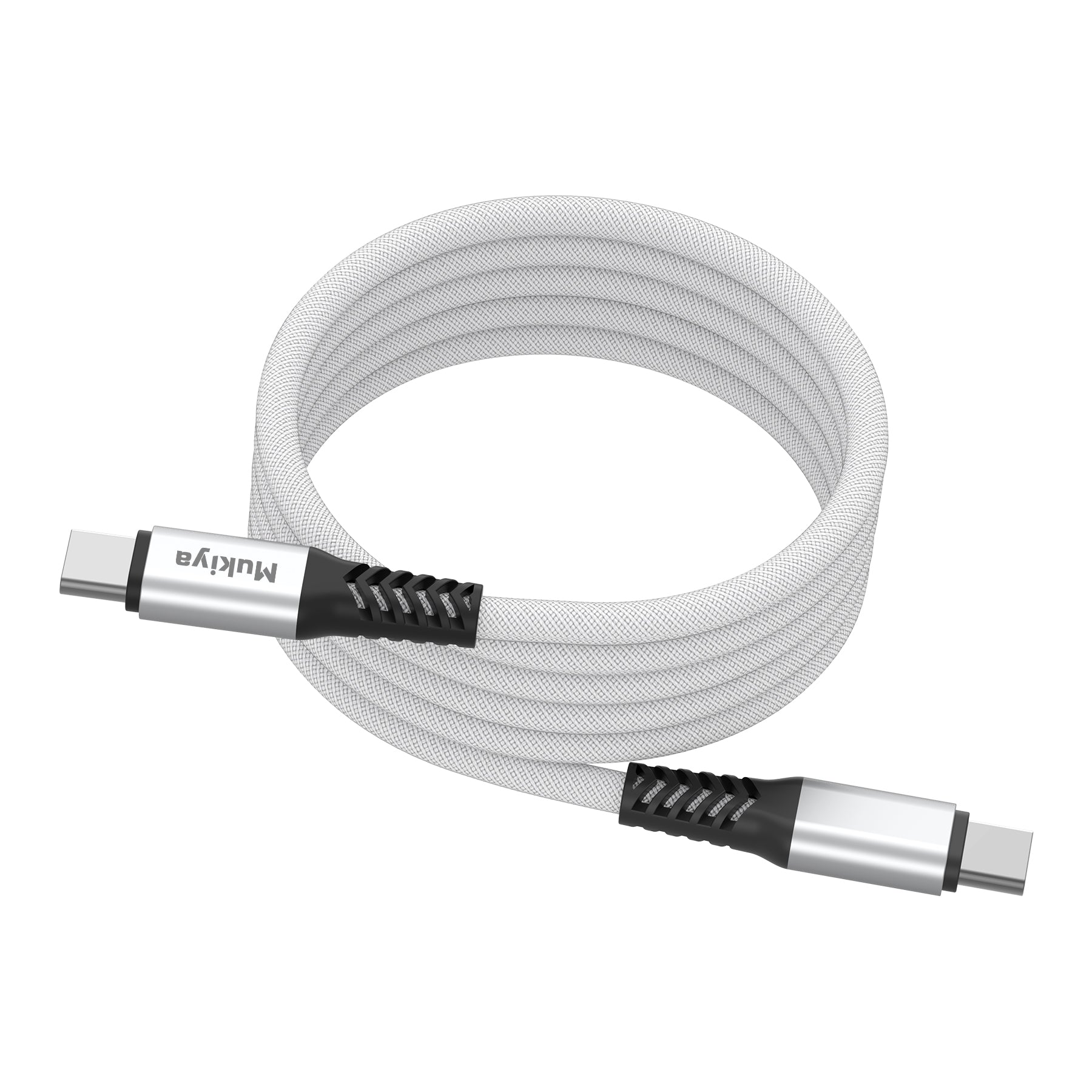 100W Magnetic Snap-to-Shape USB-C Cable