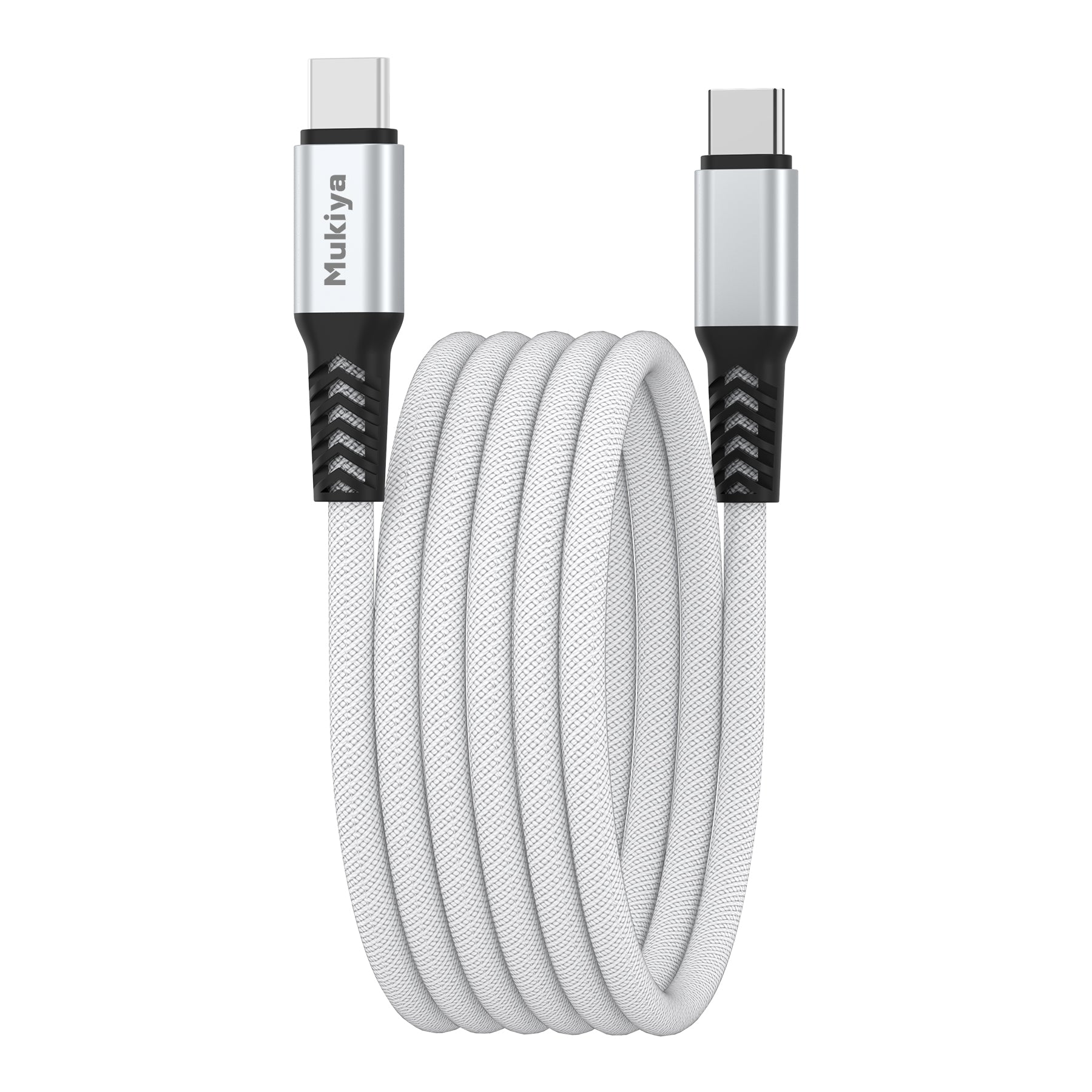 100W Magnetic Snap-to-Shape USB-C Cable