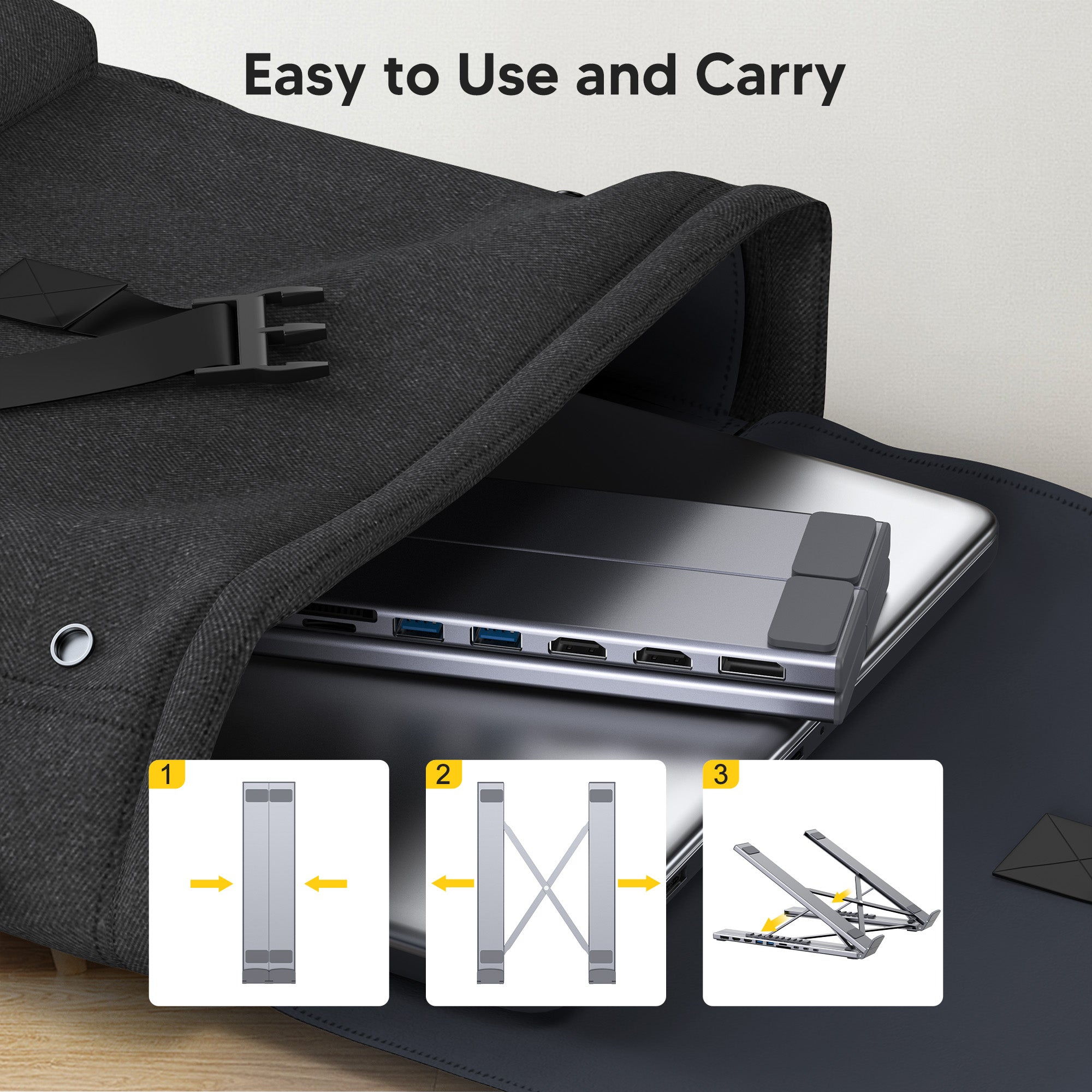 USB-C Laptop Docking Station Stand Max